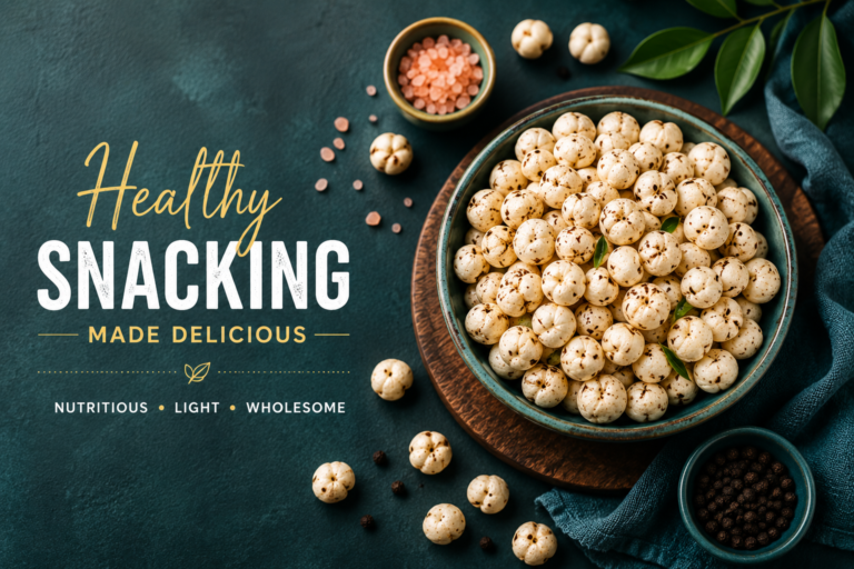 Roasted Makhana – Healthy Crunchy Superfood Snack