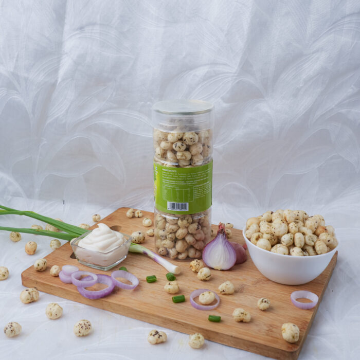 ELIVO Cream & Onion Roasted Makhana | Healthy Fox Nuts Snack - Image 6