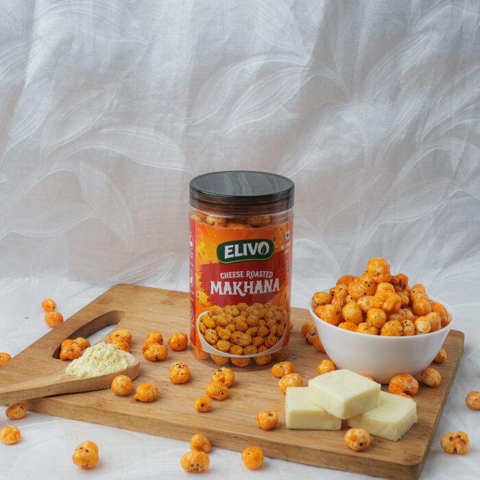 ELIVO Cheese Roasted Makhana | Protein-Rich Healthy Snack - Image 3