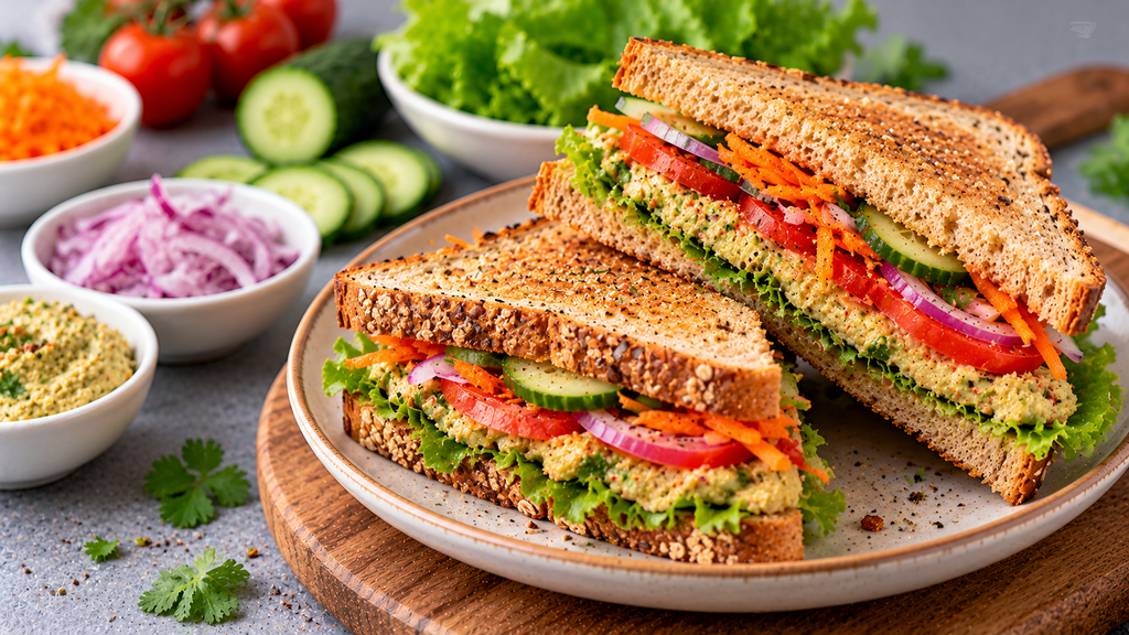 Whole-Wheat Vegetable Sandwich