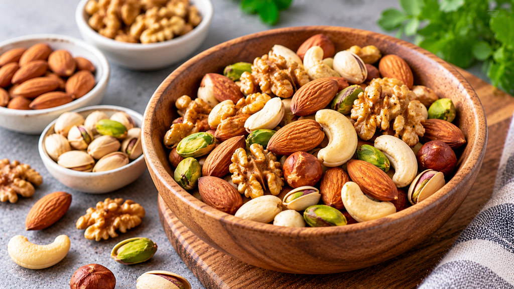 Almonds, Walnuts, and Mixed Nuts
